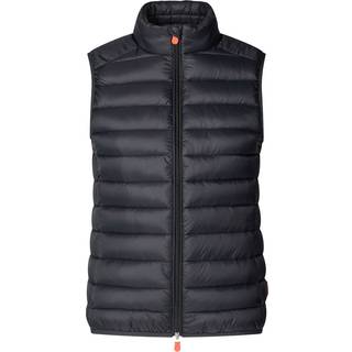 Save the Duck Women's Charlotte Syntetiske veste Damer størrelse 4 - L farve sort/grå