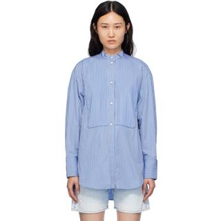Isabel Marant Ruffled cotton shirt - blue - XXS