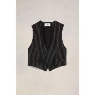 Ami Paris Wool vest - black - XL
