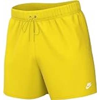 Vævede Nike Club-flow-shorts til mænd - gul - L