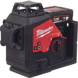 Milwaukee 12v cirkellaser grøn 3x360grader 1x4,0ah batt og lader m12 3pl-401c