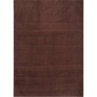 Sky Kortluvet tæppe Ensfarvet - Brun - 200x290