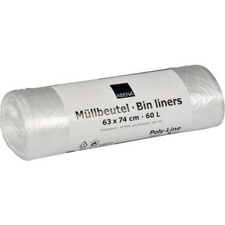 Spandepose 60 l HDPE/virgin 63x74cm klar