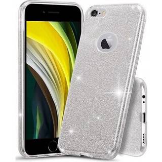 Glitter 3in1 case for iPhone 7 / 8 / SE 2020 / SE 2022 silver