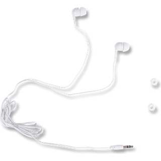 Hvid In-Ear Høretelefoner med jackstik