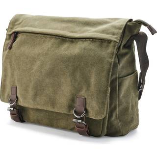 Armygrøn Canvas Skuldertaske