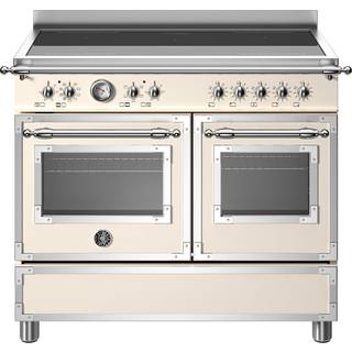 Bertazzoni HER105I2EAVT Heritage induktionskomfur med dobbeltovn, 100 cm, cremehvid