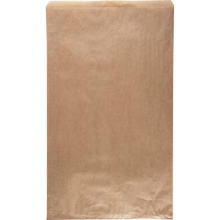 Brødpose 45,5 x 27 cm Brun, 1000 stk Papir uden rude 40 g.