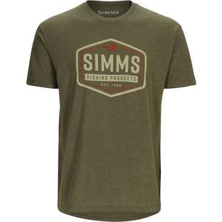 Simms Fly Patch T-Shirt Military Heather XL