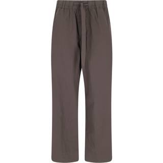 Tekla - Cotton Poplin Coffee Pyjamas Pants L - Pyjamas - Brun
