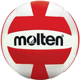 Smeltet rekreativ volleyball - R?d r?d/hvid officiel (MS500 -RED)