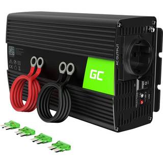 Green Cell Inverter til bil 12V til 230V, 1000W/2000W Ren sinus