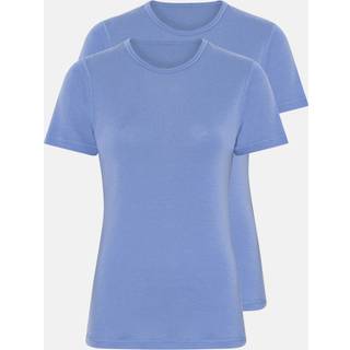T-shirt 2-pak | 100% merino uld | Blå