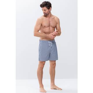 Mey Beachport Swim Shorts - White/Blue - X-Large