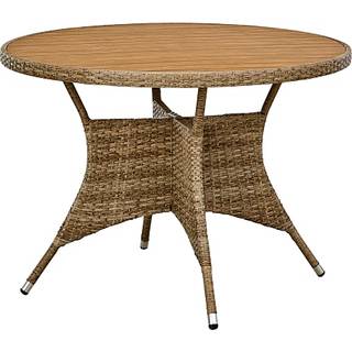 Kos havebord 105 cm rundt - sort