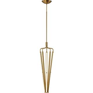 RUBN Bloomsbury Chandelier Long 5 Lysekrone (H165.5-223 cm) Brass