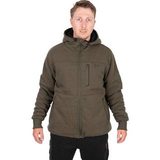 Fox Fishing Hættetrøje Collection Sherpa Hoody Green/Black XL