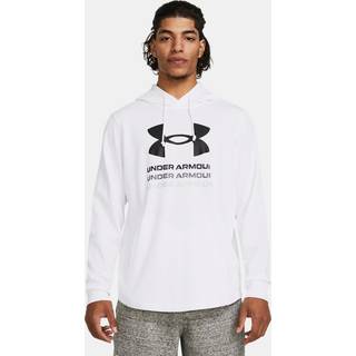 Sweatshirt med hætte Under Armour Rival Terry Graphic Hoody 1386047-100 Størrelse L