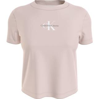 Cropped Monogram T-shirt - Pink - XXS