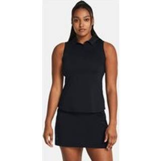 Under Armour Playoff Women's Sleeveless Polo Black / Black / Halo Gray M