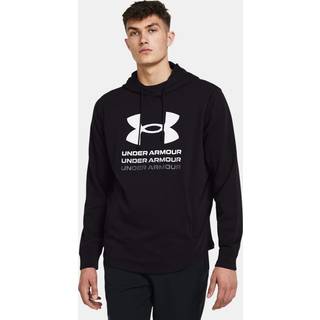 Under Armour Rival Terry Graphic Men's Hoodie Black / White M