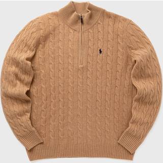 Polo Ralph Lauren Cable-knit wool and cashmere half-zip sweater - beige - EU 50