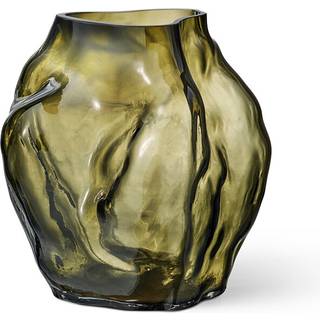 New Works - Blaehr Vase Large Smoked Green - Krukker og vaser - Linnea Ek Blæhr - Grøn