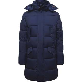 Jeremy Hooded Coat M Navy Blue (S)