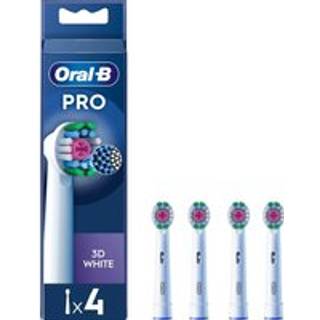 Oral-B 3D White børstehoveder, 4 stk
