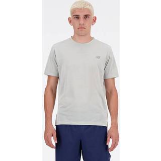 New Balance Athletics Herre T-shirt Str. XL - Grå Løbetøj til Komfort og Ydeevne