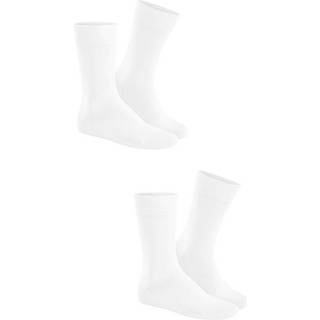 Hudson Herren Socken weiß Baumwolle & Mix unifarben