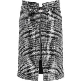 Tom Ford Chevron wool-blend midi skirt - multicoloured - S/M