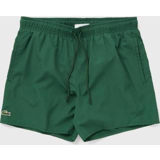 LACOSTE Herren Badeshorts grün Mikrofaser unifarben