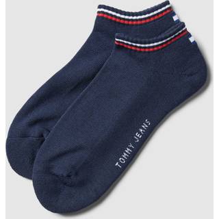 Tommy Men Uni TJ Iconic Sneaker Sock 2-pak - Navy-2 - Str 39/42 * Kampagne *