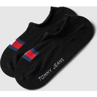 Tommy Uni TJ Flag Footie Socks 2-pak - Black - Str 39/42