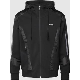 BOSS Green Herren Sweatjacke schwarz unifarben