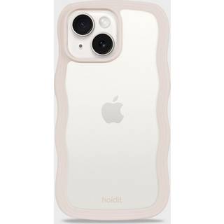 Phone Case Wavy Light Beige/Transparent iPhone 15 Plus - Add QTY