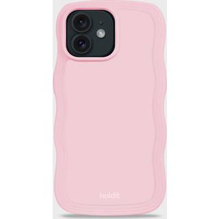 Phone Case Wavy Pink iPhone 12 - Lyserød - Add QTY