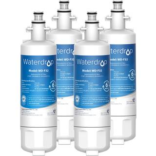 Waterdrop 469690 ADQ36006101 K?leskab Vandfilter Udskiftning til LG? LT700P? Kenmore 469690 9690 ADQ36006102 Standardpakke p? 4
