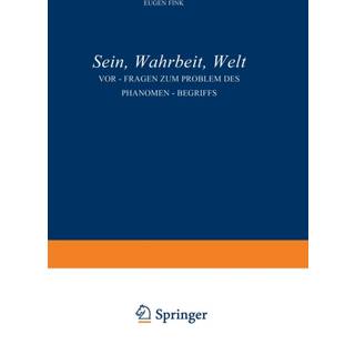 Sein, Wahrheit, Welt