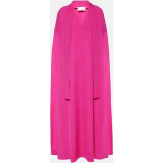 Valentino VGold caped silk maxi dress - pink - S