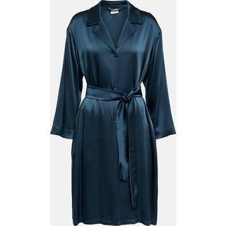 &#39;S Max Mara Recco oversized satin top - blue - M