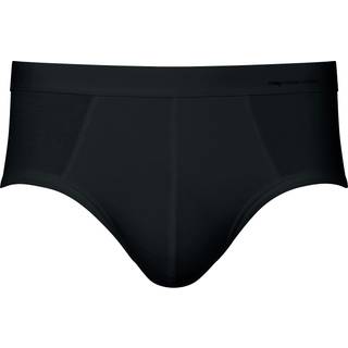 Mey Herren Men-Slip schwarz Baumwolle & Mix unifarben