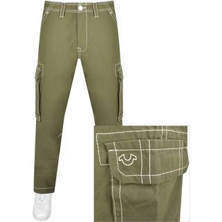 True Religion Big T Cargo Trousers Green