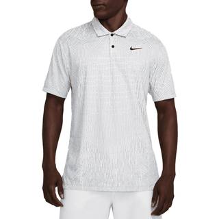 Nike Dri-Fit ADV Tour Mens White/Pure Platinum/Black S Polo trøje