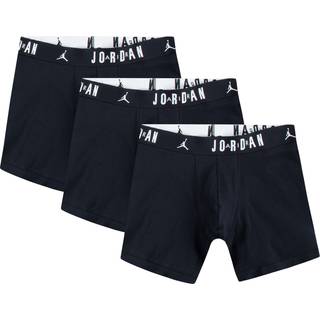 Jordan Flight Cotton Core 3-Pack Boxer Brief Black M - Black - M