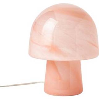 Lille bordlampe Talia i marmorlook