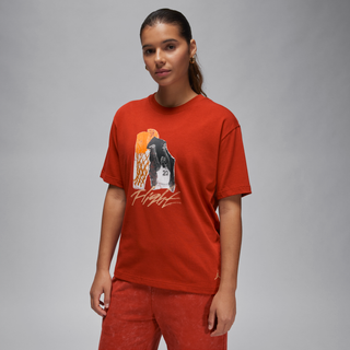 Jordan Collage-T-shirt til kvinder - rød - M (EU 40-42)