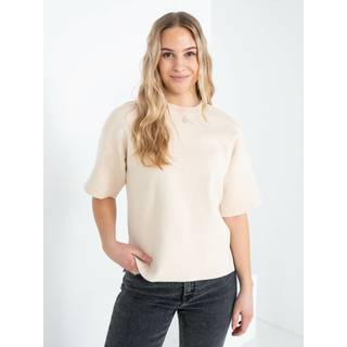 Selected Femme - Beige - Slfliva 2/4 Knit O-Neck Noos - Medium