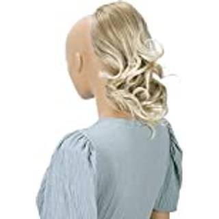 Caisha 12 """" Hair Piece Braid Ponytail Extension Voluminous Wavy Blonde Mix Ph4a